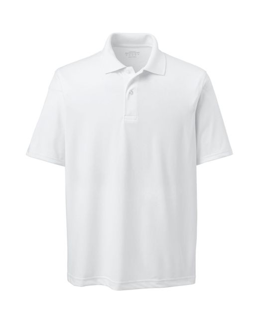 Lands' End School Uniform Short Sleeve Polyester Polo Shirt