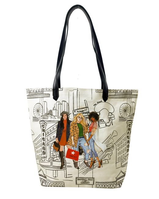 Macy's Chicago Canvas Tote Created for