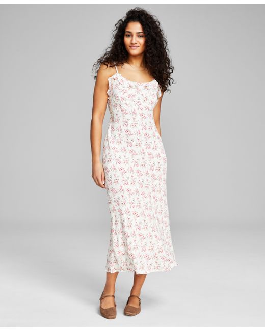 And Now This Sleeveless Ruffled Midi Dress Created for