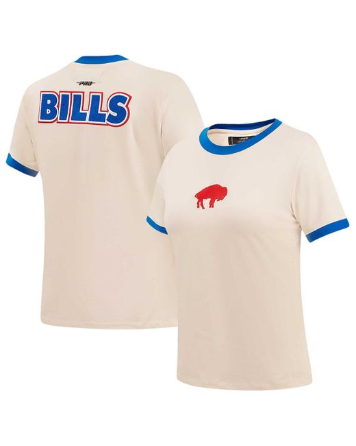 Pro Standard Distressed Buffalo Bills Retro Classic Ringer T-shirt