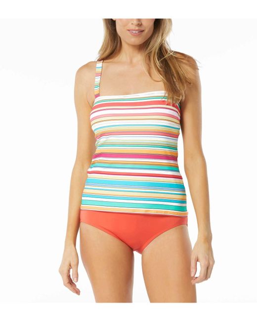 Beach House Swim Alexis Tankini Top with Stripe Print