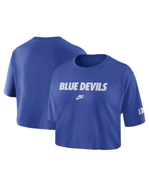 Nike Duke Devils Wordmark Cropped T-shirt