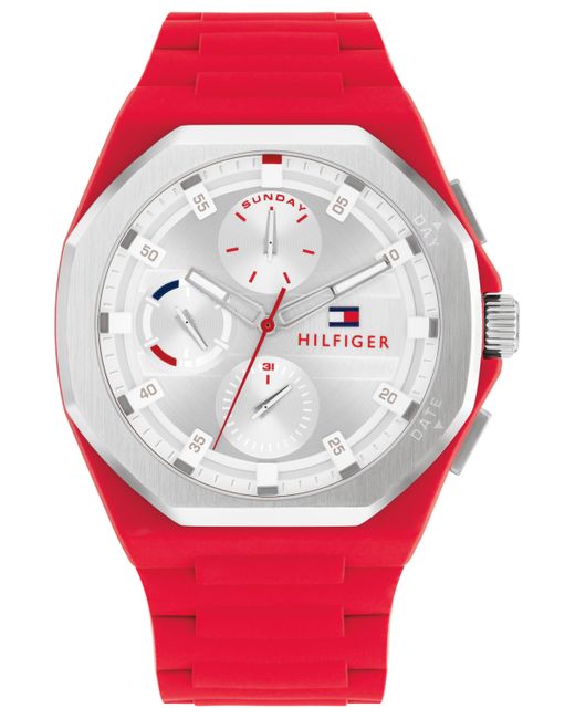 Tommy Hilfiger Multifunction Silicone Watch 44mm