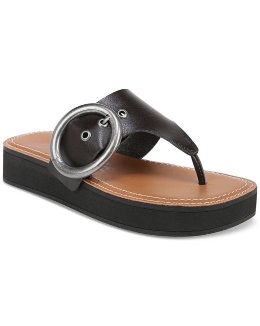 Zodiac Jadon T-Strap Buckled Slip-On Sandals