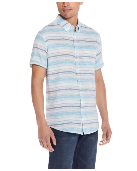 Weatherproof Vintage Short Sleeve Stripe Shirt