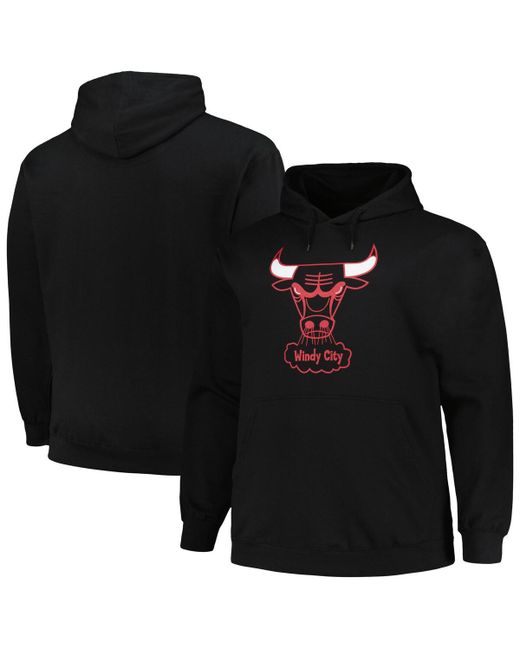 Mitchell & Ness Chicago Bulls Hardwood Classics Big and Tall Pullover Hoodie