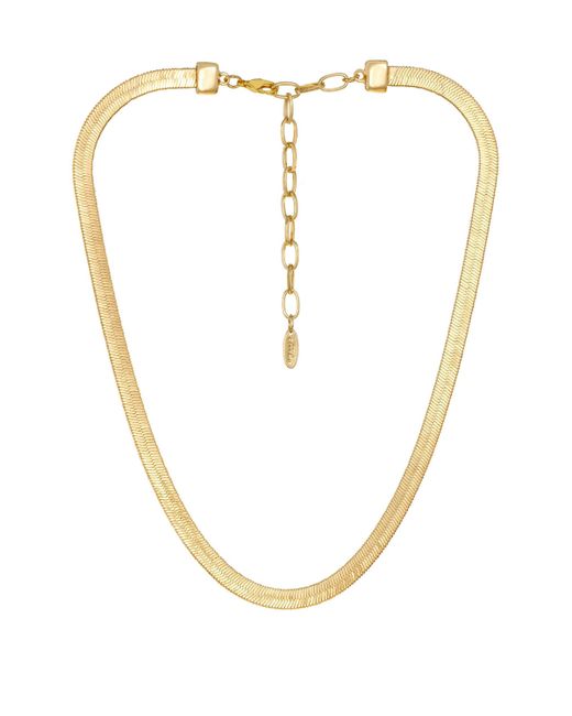 Ettika Flat Snake Chain Necklace