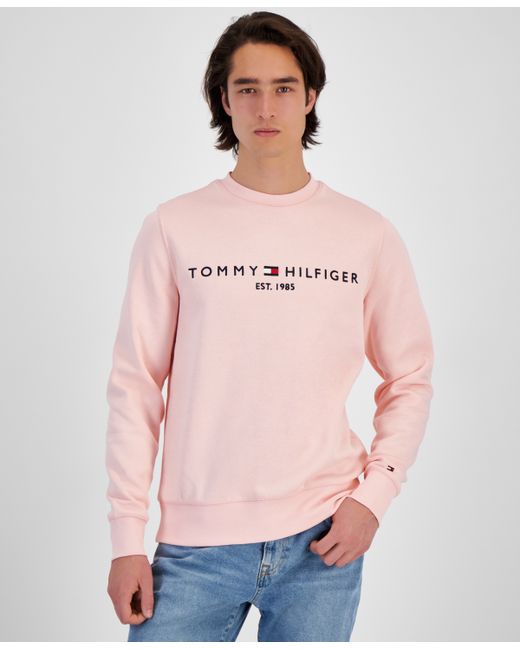 Tommy Hilfiger Embroidered Logo Fleece Sweatshirt