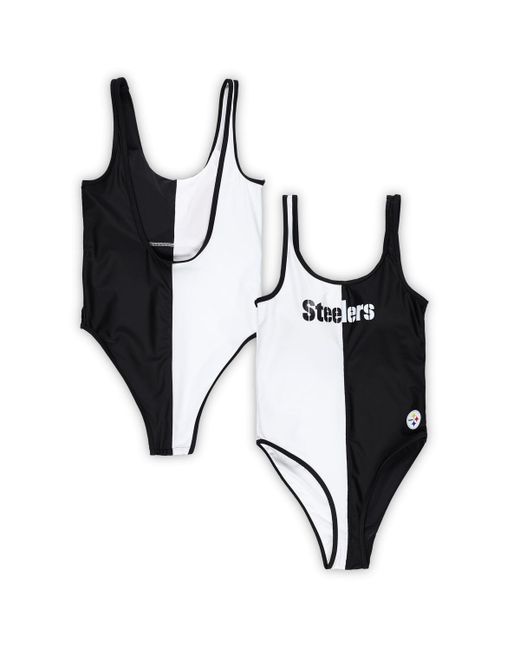 G-iii 4her By Carl Banks White Pittsburgh Steelers Last Stand One-Piece Swimsuit