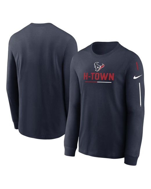 Nike Houston Texans Team Slogan Long Sleeve T-shirt