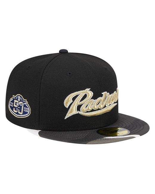 New Era San Diego Padres Metallic Camo 59FIFTY Fitted Hat
