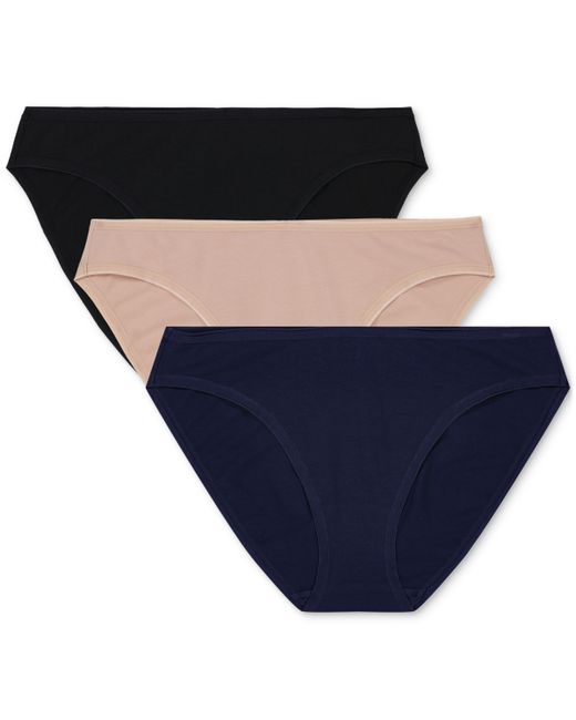 Gap GapBody 3-Pk Bikini Underwear True Blue/True Black