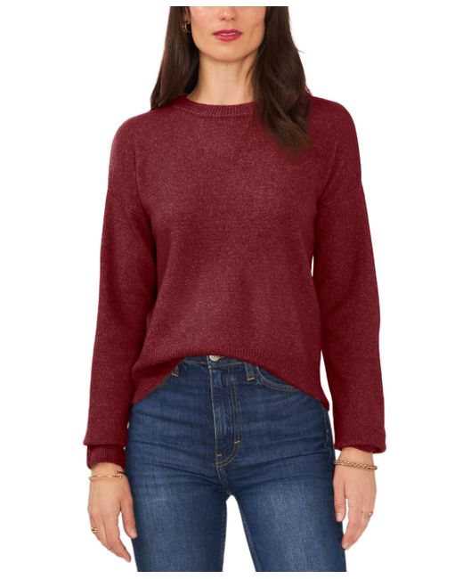 1.State Long Sleeve Cozy Wrap Back Sweater
