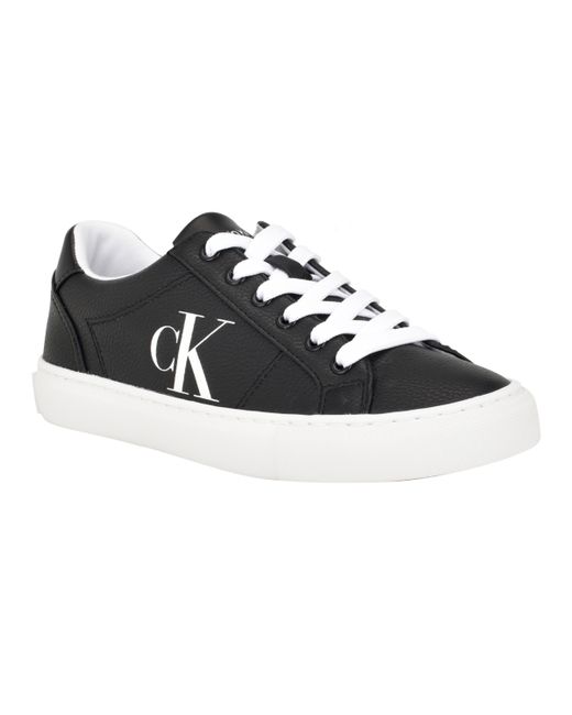 Calvin Klein Celbi Lace-Up Round Toe Casual Sneakers