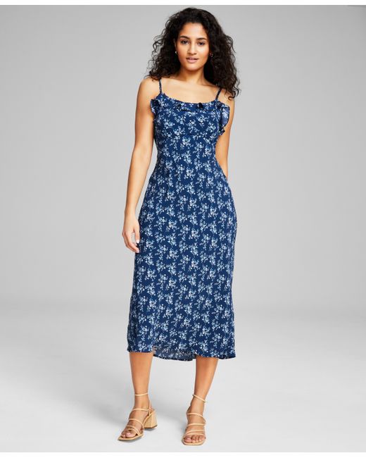 And Now This Sleeveless Ruffled Midi Dress Created for