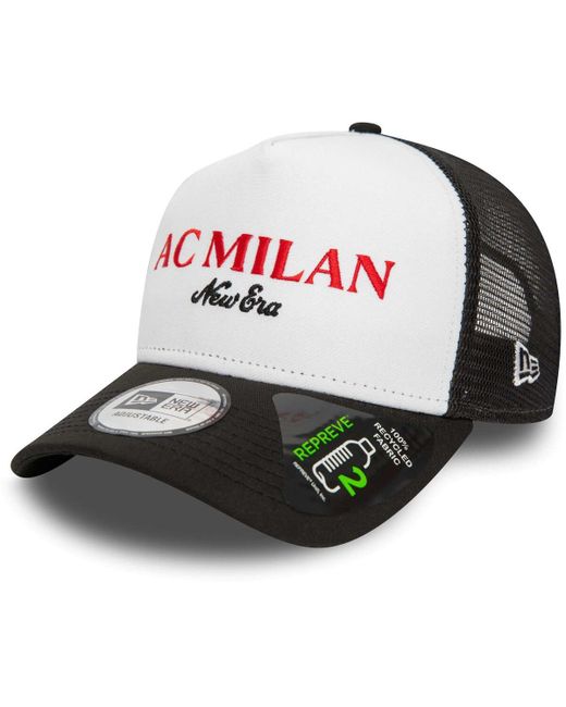 New Era Ac Milan E-Frame Adjustable Trucker Hat
