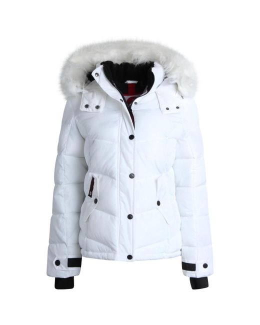 Canada Weather Gear Faux Fur Trim Insulated Puffer Jacket