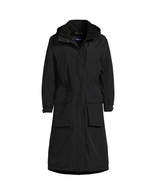 Lands' End Plus Squall Waterproof Insulated Winter Stadium Maxi Coat