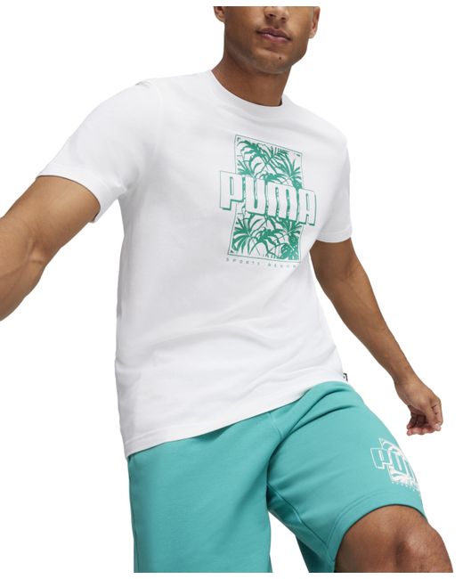 Puma Ess Palm Resort Logo Graphic T-Shirt