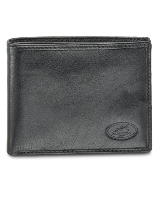 Mancini Equestrian2 Collection Rfid Secure Classic Billfold Wallet