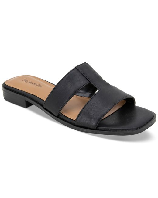 Style & Co Gabbyy Slip-On Slide Flat Sandals Created for