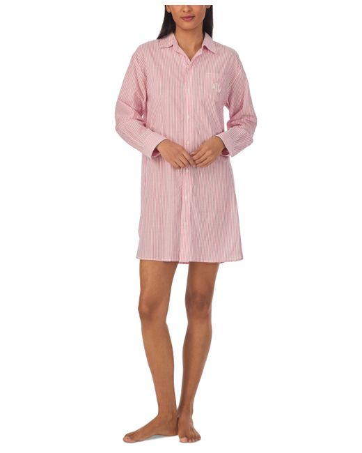 Lauren Ralph Lauren Long-Sleeve His Shirt Sleepshirt