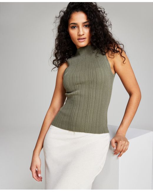 And Now This Boat-Neck Sleeveless Sweater Top Created for
