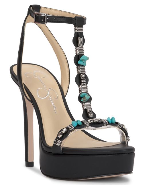 Jessica Simpson Saigee Embellished Platform Dress Sandals