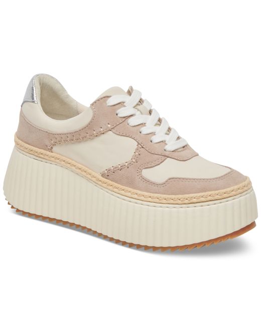 Dolce Vita Woven Lace-Up Platform Sneakers