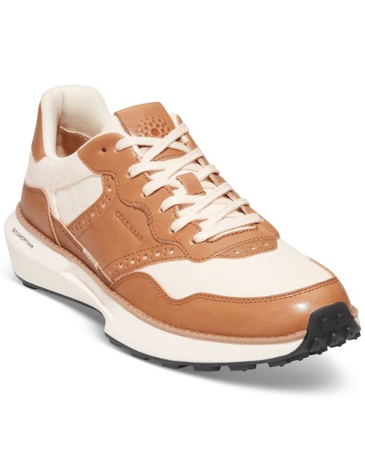 Cole Haan GrandPrÃ Ashland Lace-Up Sneakers Natural Canvas/Ivory