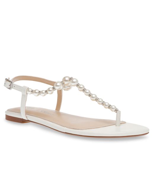 Betsey Johnson Gal Pearl T Strap Sandals