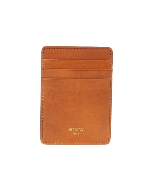 Bosca Deluxe Front Pocket Wallet Rfid