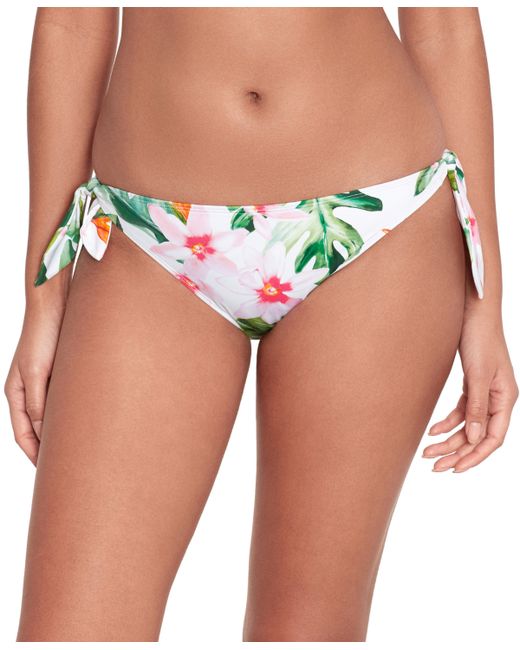 Lauren Ralph Lauren Side-Tie Floral-Print Hipster Bikini Bottoms