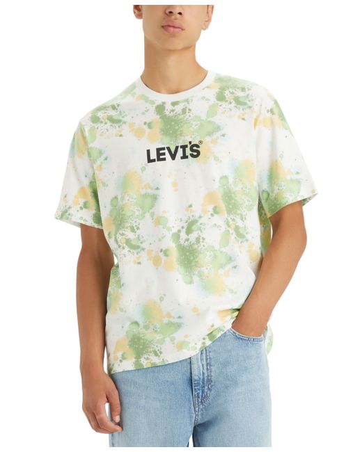 Levi's Relaxed-Fit Paint Splatter Logo T-Shirt