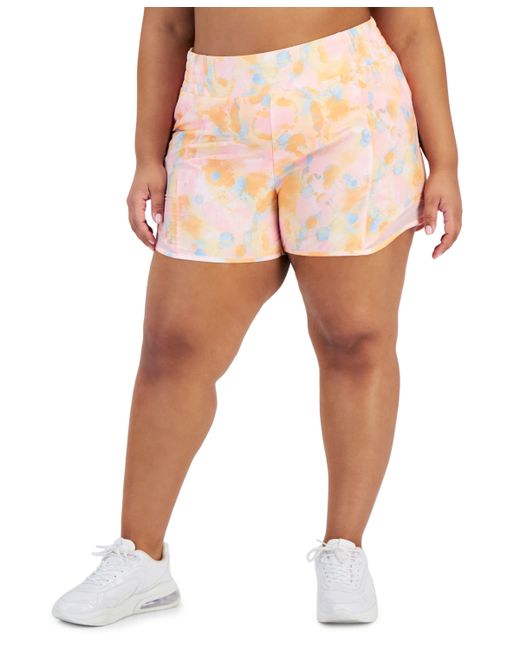 Id Ideology Plus Dreamy Bubble Printed Running Shorts Created for