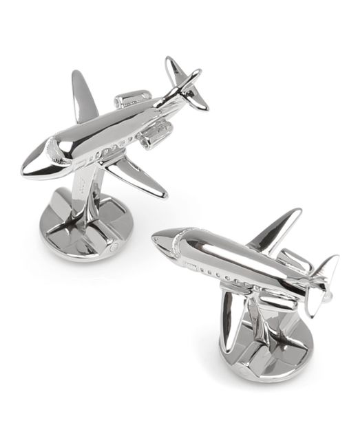 Ox & Bull Trading Co. Ox Bull Trading Co Sterling Private Jet Cufflinks