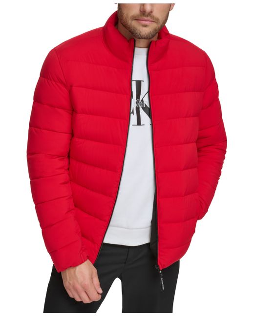 Calvin Klein Quilted Infinite Stretch Water-Resistant Puffer Jacket