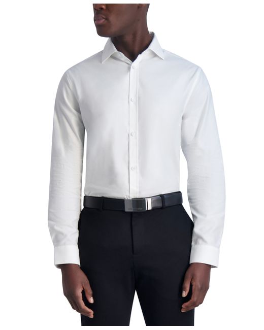 Karl Lagerfeld Slim-Fit Diamond Woven Shirt