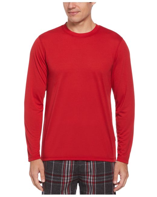 Perry Ellis Portfolio Solid Long-Sleeve Pajama T-Shirt