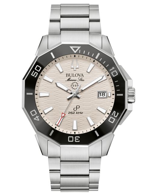 Bulova Marine Star Stainless Steel Bracelet Watch 43mm
