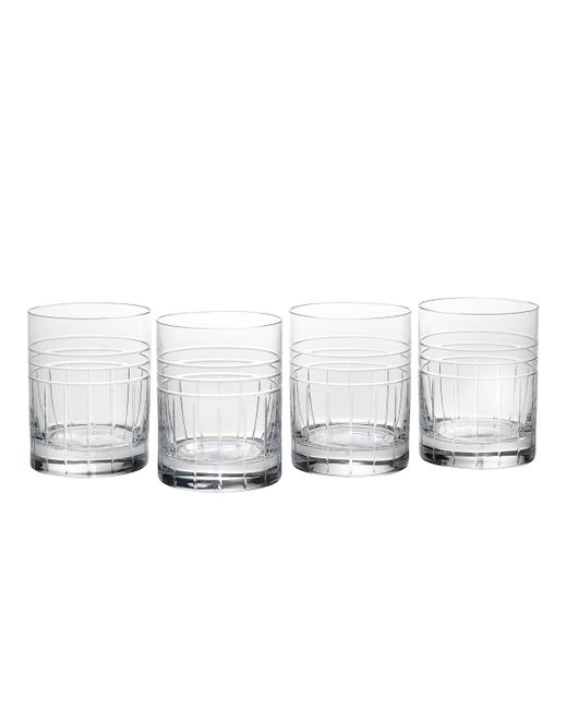 Reed & Barton Tempo Double Old Fashioned Glasses Set of 4
