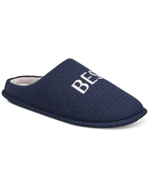 Club Room Best Dad Embroidered Slippers Created for