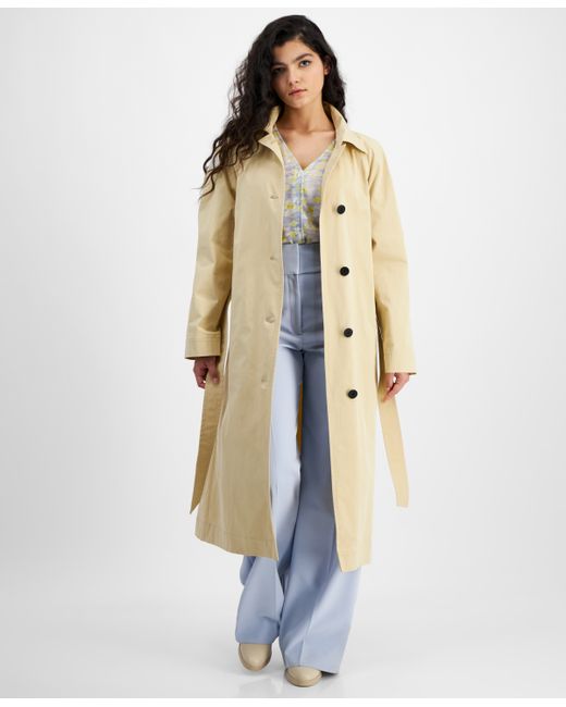Hugo Boss Button-Front Trench Coat