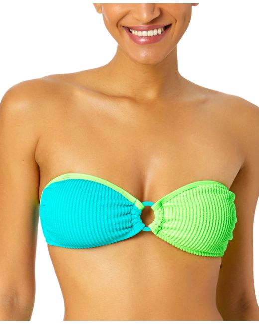 Salt + Cove Salt Cove Juniors Colorblocked Convertible Bikini Top Created for