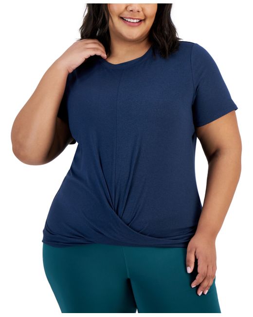 Id Ideology Plus Active Solid Twist-Front Top Created for