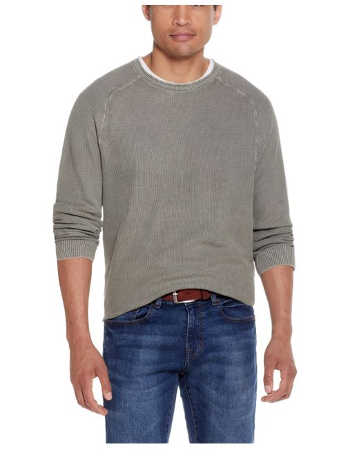 Weatherproof Vintage Stonewash Long Sleeve Sweater