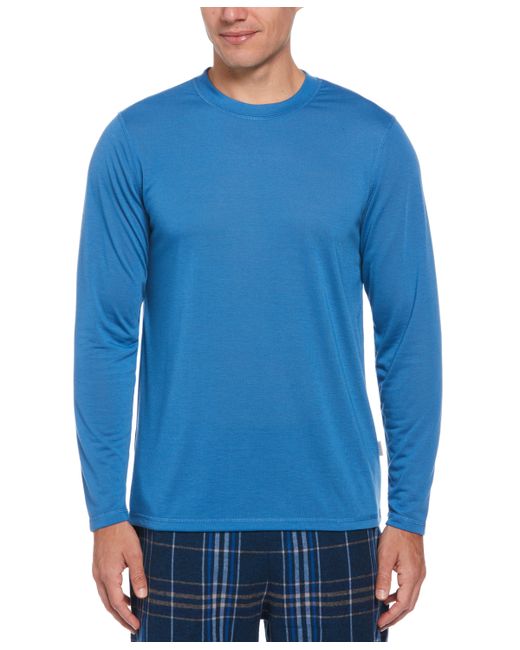Perry Ellis Portfolio Solid Long-Sleeve Pajama T-Shirt