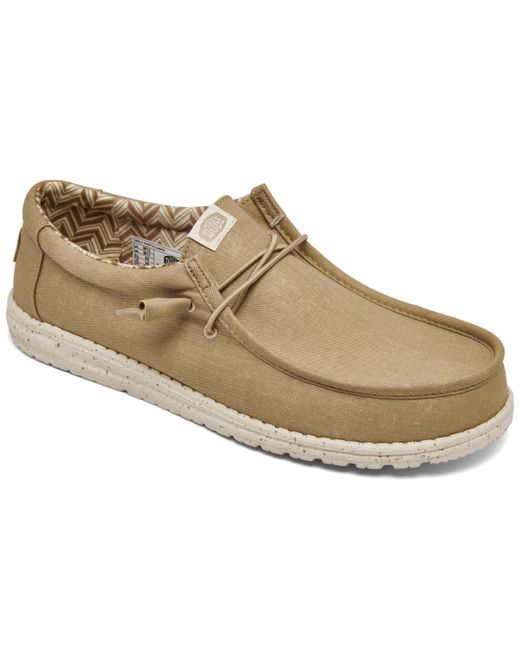 Hey Dude Wally Canvas Casual Moccasin Sneakers from Finish Line