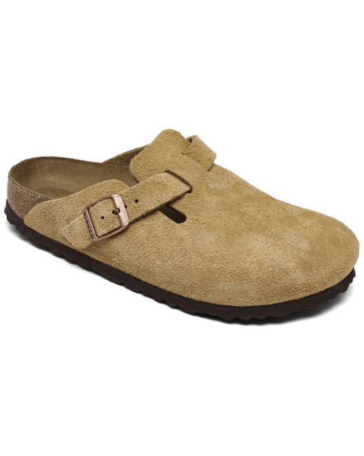 Birkenstock Boston Suede Leather Clogs from Finish Line