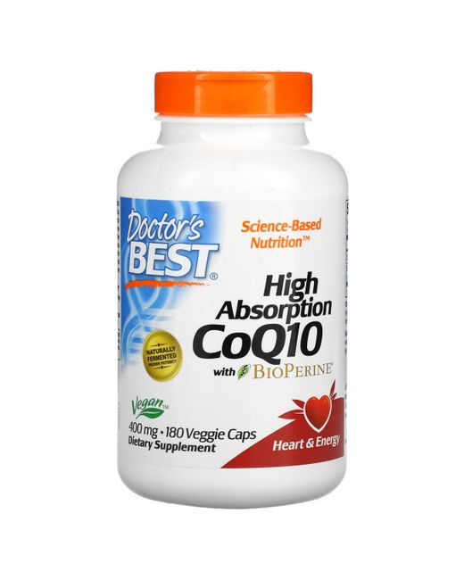 Doctor's Best High Absorption CoQ10 with BioPerine 400 mg Veggie Caps